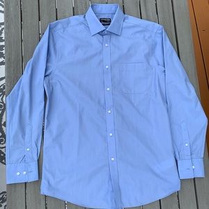 Kenneth Cole Classic Blue Dress Shirt